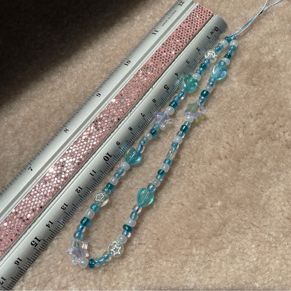 💙 Handmade phone charms for sale in blue 💙 - Picture 2 of 5